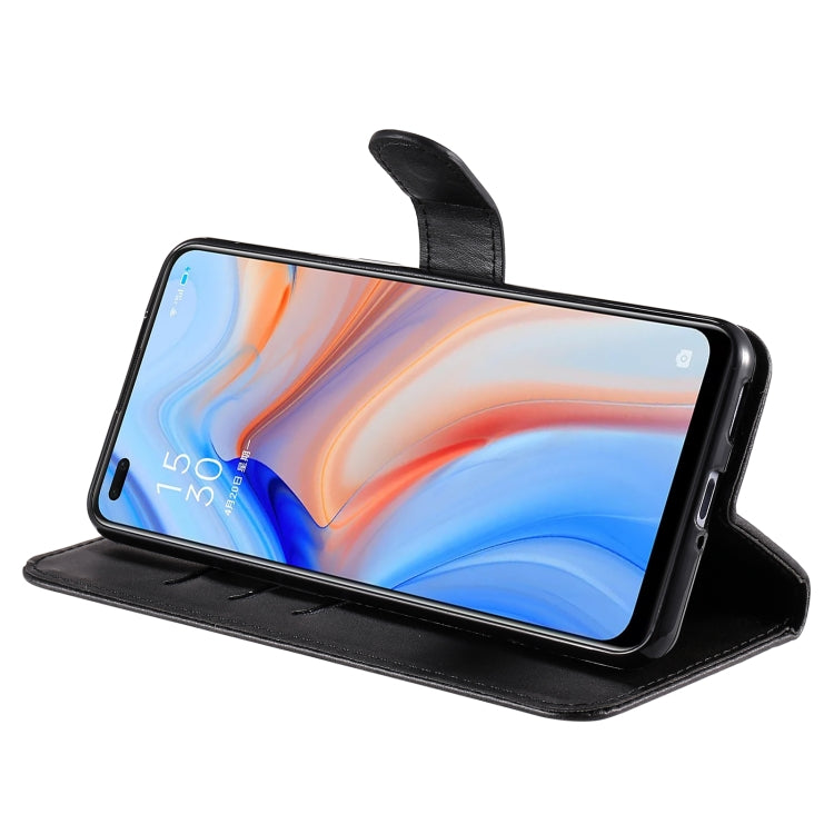 For OPPO Reno4 5G Fashion Calf Texture Zipper Horizontal Flip Leather Case with Holder & Card Slots & Wallet