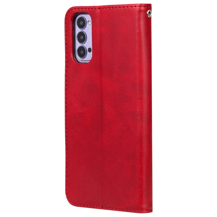 For OPPO Reno4 5G Fashion Calf Texture Zipper Horizontal Flip Leather Case with Holder & Card Slots & Wallet
