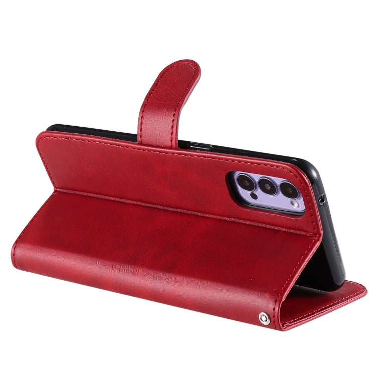 For OPPO Reno4 5G Fashion Calf Texture Zipper Horizontal Flip Leather Case with Holder & Card Slots & Wallet