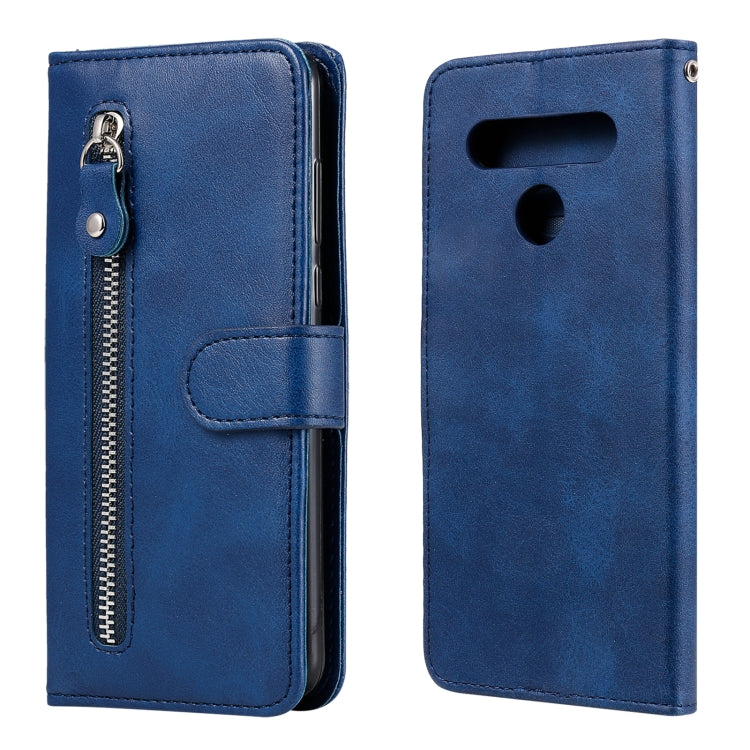 For LG K41S / K51S Fashion Calf Texture Zipper Horizontal Flip Leather Case with Holder & Card Slots & Wallet