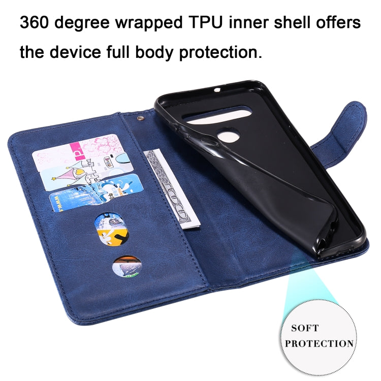 For LG K41S / K51S Fashion Calf Texture Zipper Horizontal Flip Leather Case with Holder & Card Slots & Wallet