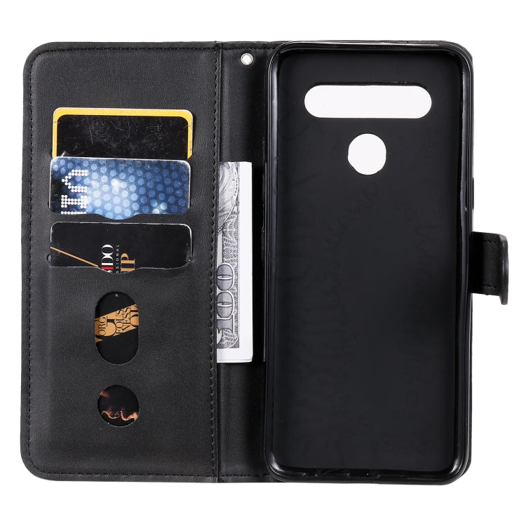 For LG K41S / K51S Fashion Calf Texture Zipper Horizontal Flip Leather Case with Holder & Card Slots & Wallet