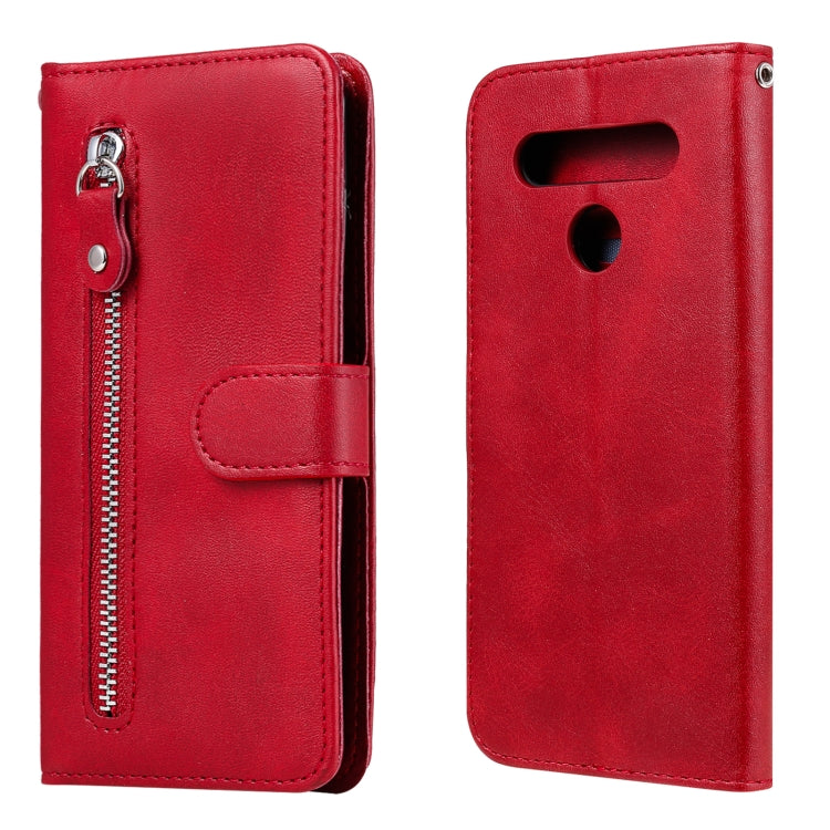 For LG K41S / K51S Fashion Calf Texture Zipper Horizontal Flip Leather Case with Holder & Card Slots & Wallet