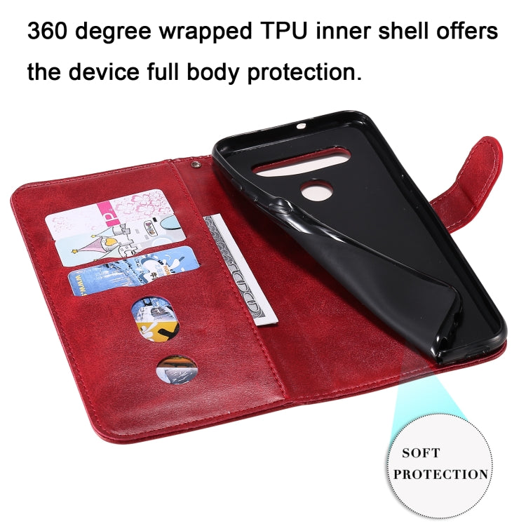 For LG K41S / K51S Fashion Calf Texture Zipper Horizontal Flip Leather Case with Holder & Card Slots & Wallet