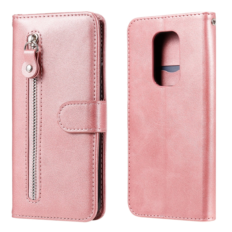 For Motorola Moto G9 Play / Moto E7 Plus Fashion Calf Texture Zipper Horizontal Flip Leather Case with Holder & Card Slots & Wallet