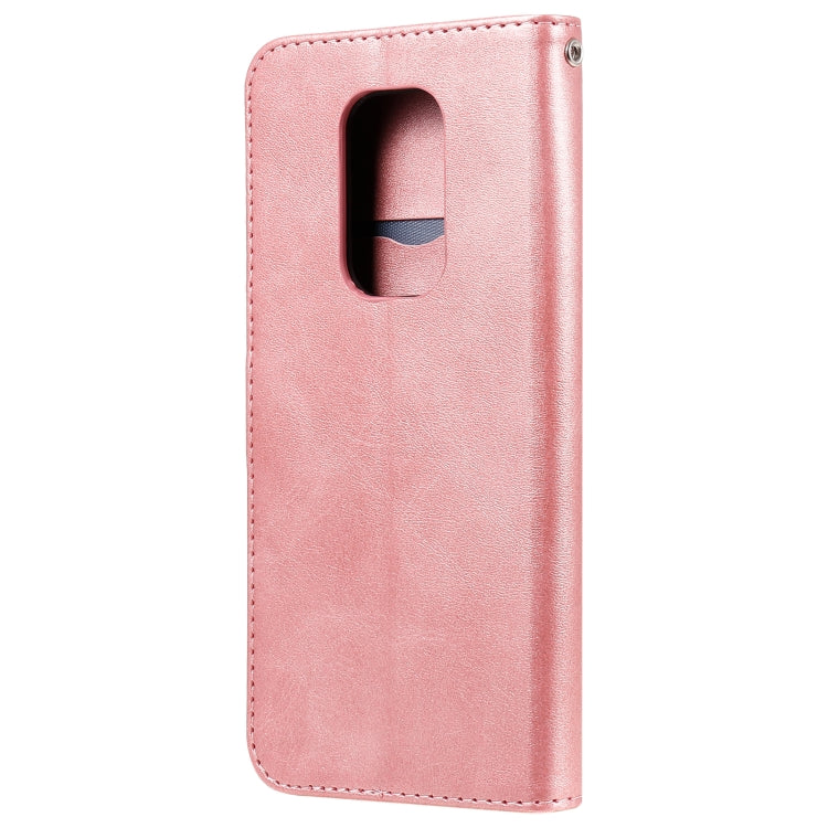 For Motorola Moto G9 Play / Moto E7 Plus Fashion Calf Texture Zipper Horizontal Flip Leather Case with Holder & Card Slots & Wallet