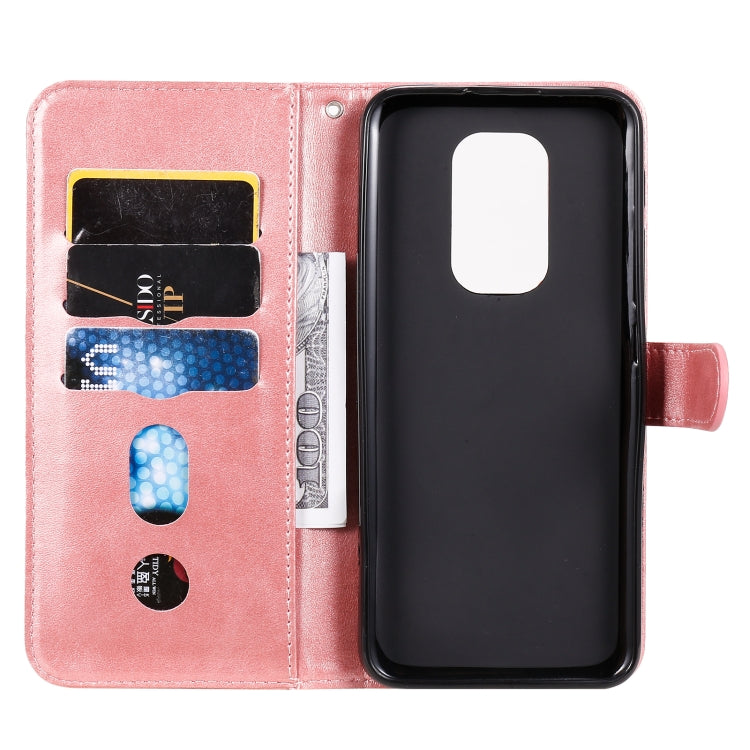 For Motorola Moto G9 Play / Moto E7 Plus Fashion Calf Texture Zipper Horizontal Flip Leather Case with Holder & Card Slots & Wallet