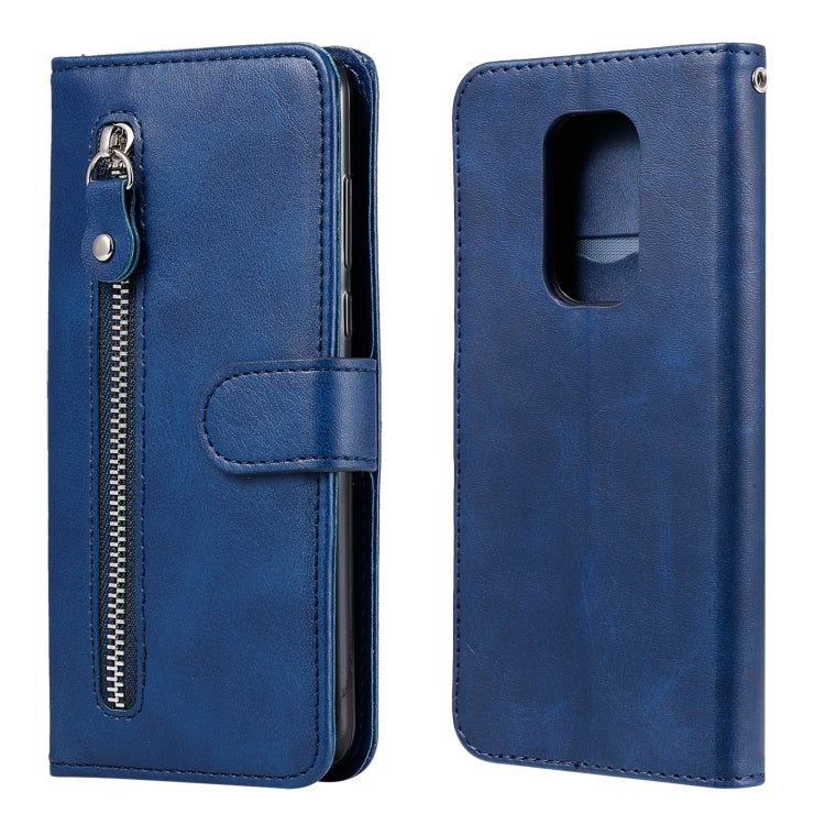 For Motorola Moto G9 Play / Moto E7 Plus Fashion Calf Texture Zipper Horizontal Flip Leather Case with Holder & Card Slots & Wallet