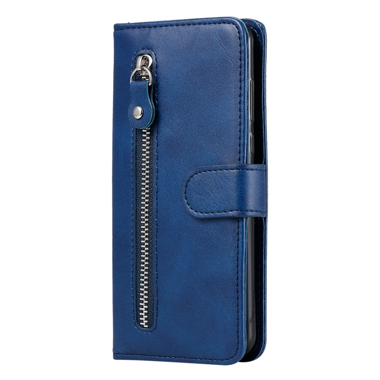 For Motorola Moto G9 Play / Moto E7 Plus Fashion Calf Texture Zipper Horizontal Flip Leather Case with Holder & Card Slots & Wallet