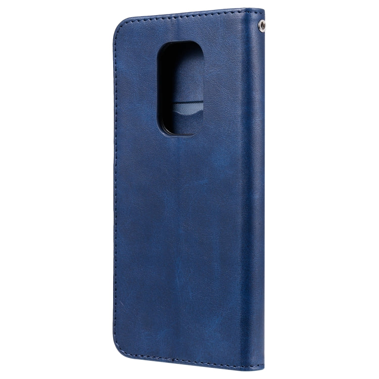 For Motorola Moto G9 Play / Moto E7 Plus Fashion Calf Texture Zipper Horizontal Flip Leather Case with Holder & Card Slots & Wallet