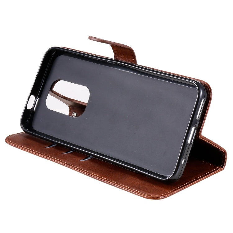 For Motorola Moto G9 Play / Moto E7 Plus Fashion Calf Texture Zipper Horizontal Flip Leather Case with Holder & Card Slots & Wallet