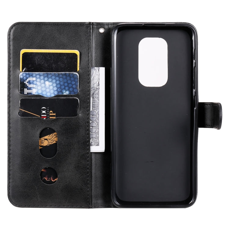 For Motorola Moto G9 Play / Moto E7 Plus Fashion Calf Texture Zipper Horizontal Flip Leather Case with Holder & Card Slots & Wallet