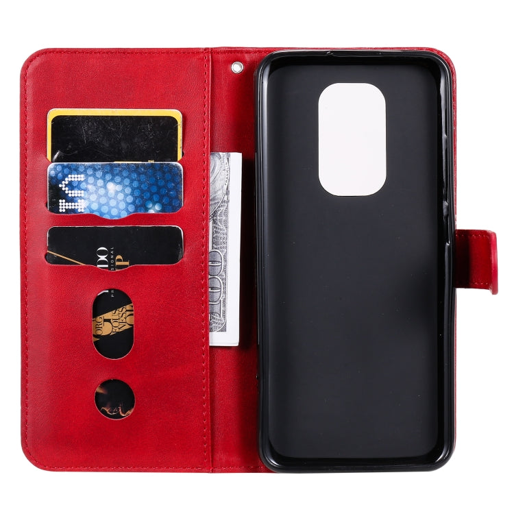 For Motorola Moto G9 Play / Moto E7 Plus Fashion Calf Texture Zipper Horizontal Flip Leather Case with Holder & Card Slots & Wallet