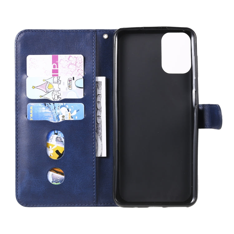 For Motorola Moto G9 Plus Fashion Calf Texture Zipper Horizontal Flip Leather Case with Holder & Card Slots & Wallet