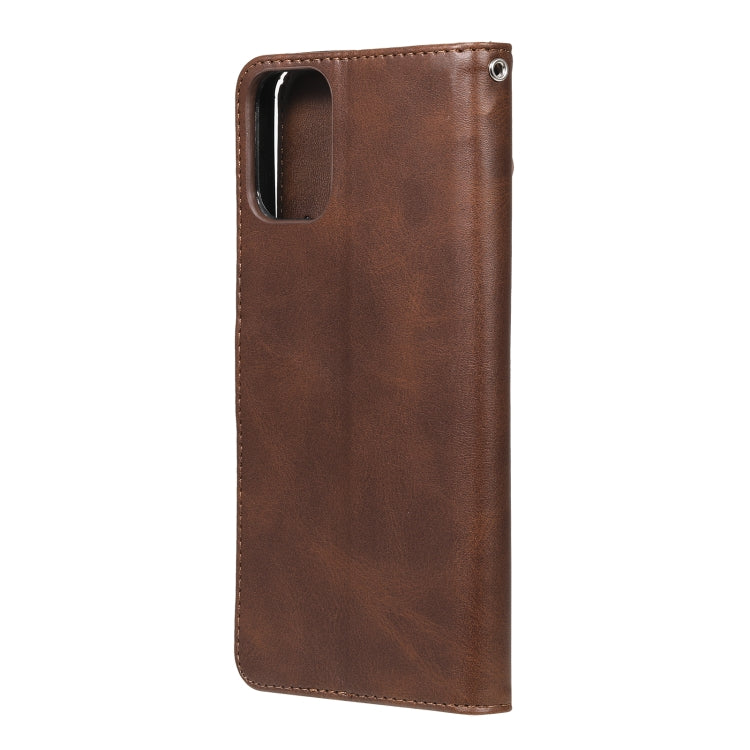 For Motorola Moto G9 Plus Fashion Calf Texture Zipper Horizontal Flip Leather Case with Holder & Card Slots & Wallet