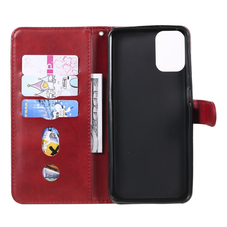 For Motorola Moto G9 Plus Fashion Calf Texture Zipper Horizontal Flip Leather Case with Holder & Card Slots & Wallet