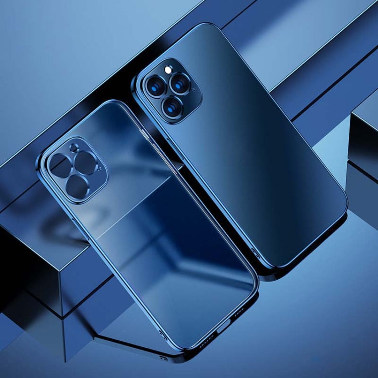 For iPhone 12 Pro Electroplating Frosted Airbag Shockproof Silicone Protective Case