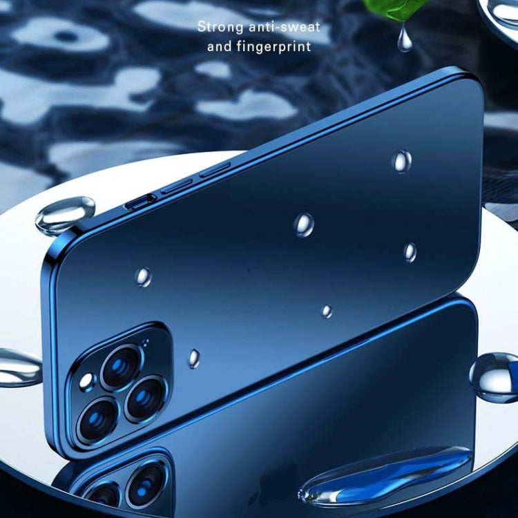 For iPhone 12 Electroplating Frosted Airbag Shockproof Silicone Protective Case