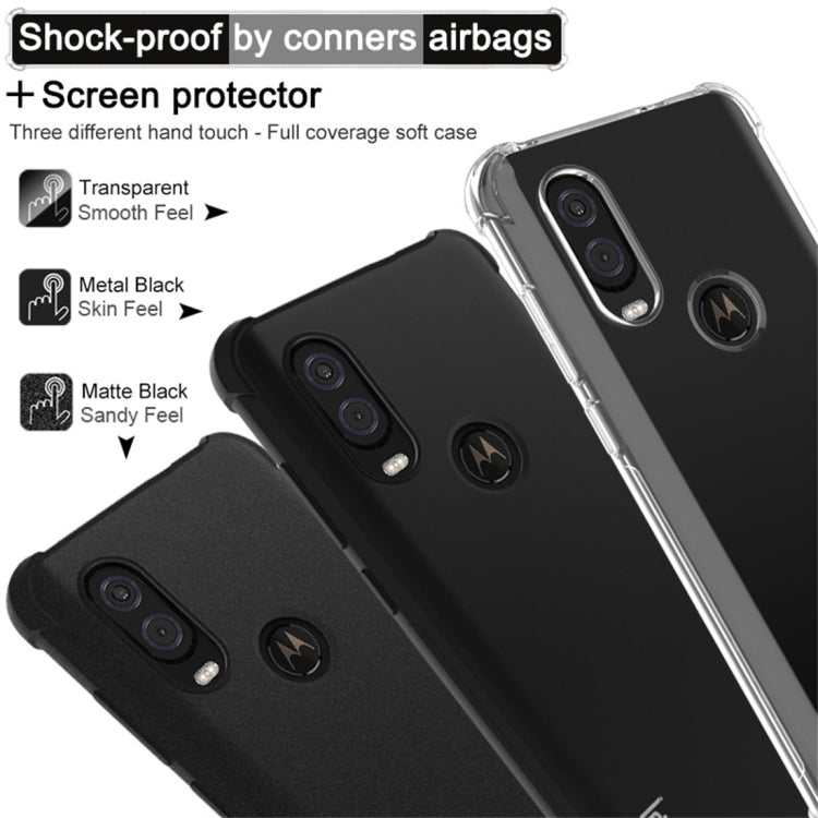 For Motorola Moto P50 / One Vision IMAK All-inclusive Shockproof Airbag TPU Case