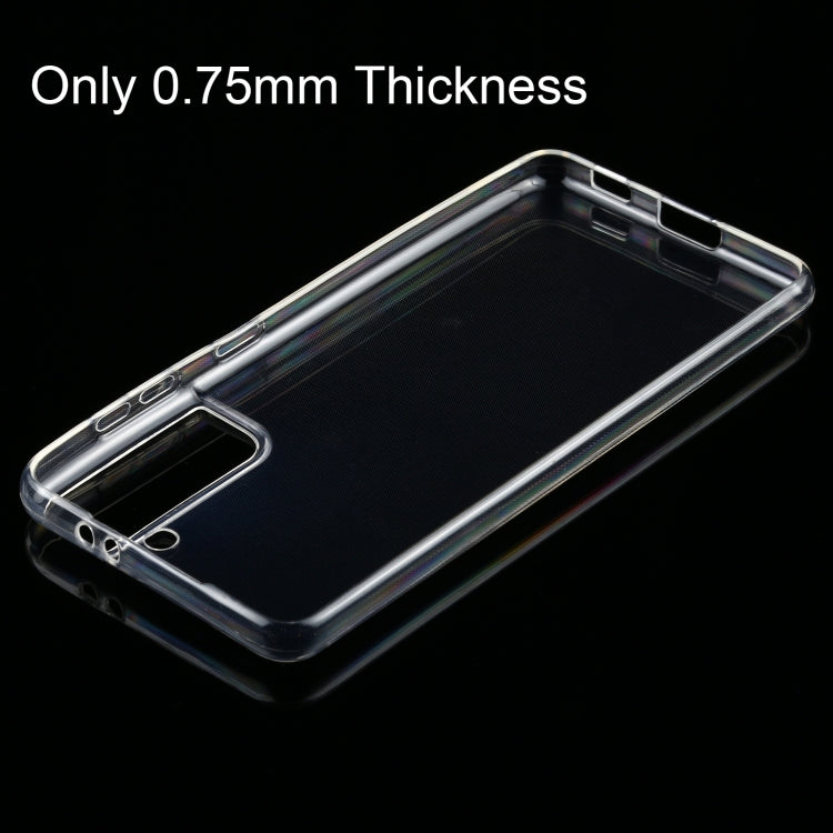 For Samsung Galaxy S21+ 5G 0.75mm Ultrathin Transparent TPU Soft Protective Case
