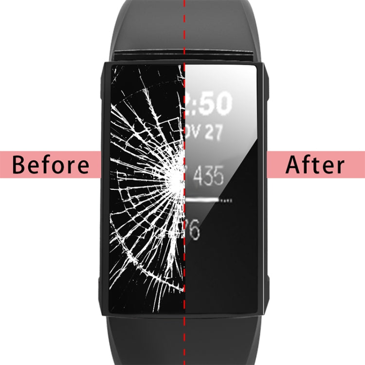 For Fitbit Charge 3 / 4 Full Coverage Plating TPU Watch Case