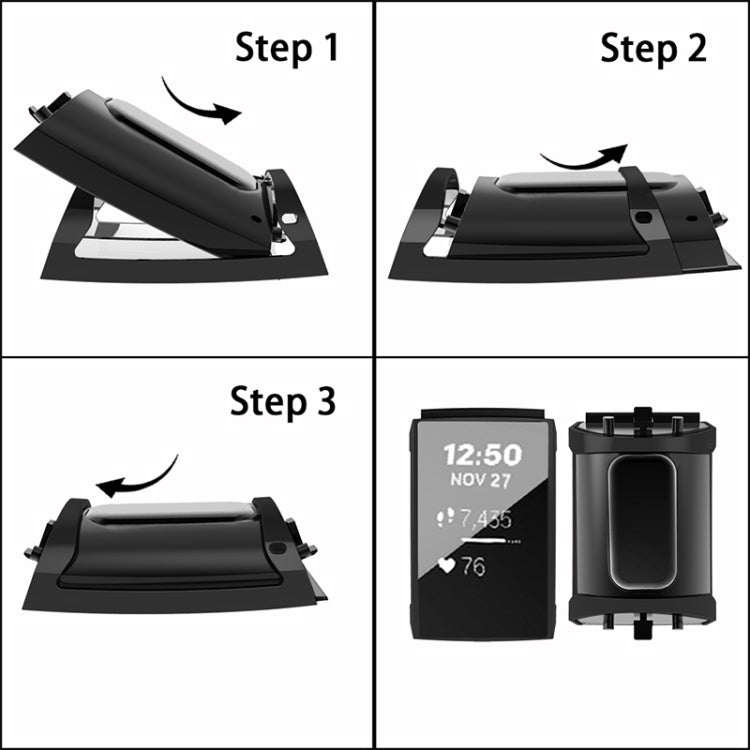For Fitbit Charge 3 / 4 Full Coverage Plating TPU Watch Case