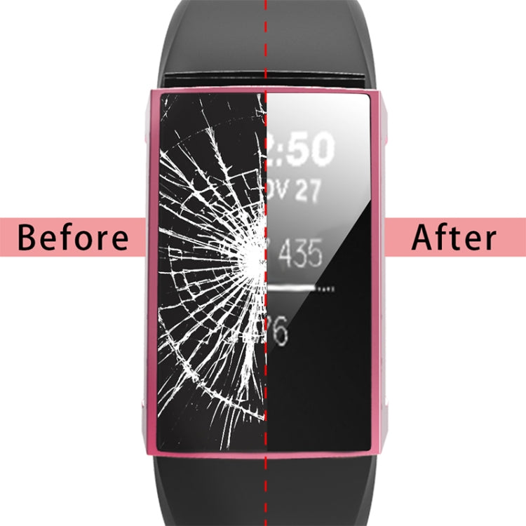 For Fitbit Charge 3 / 4 Full Coverage Plating TPU Watch Case