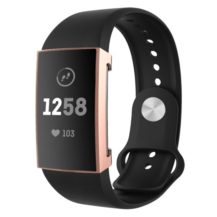 For Fitbit Charge 3 / 4 Full Coverage Plating TPU Watch Case