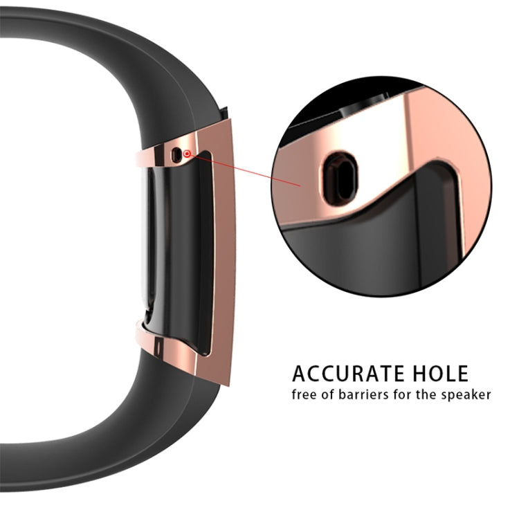 For Fitbit Charge 3 / 4 Full Coverage Plating TPU Watch Case