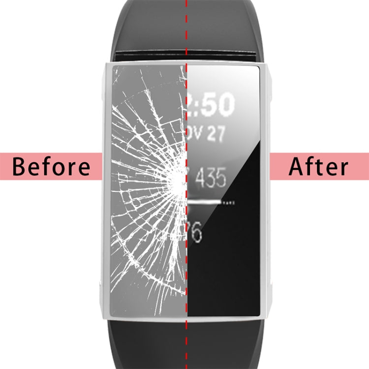 For Fitbit Charge 3 / 4 Full Coverage Plating TPU Watch Case