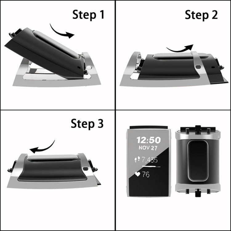 For Fitbit Charge 3 / 4 Full Coverage Plating TPU Watch Case