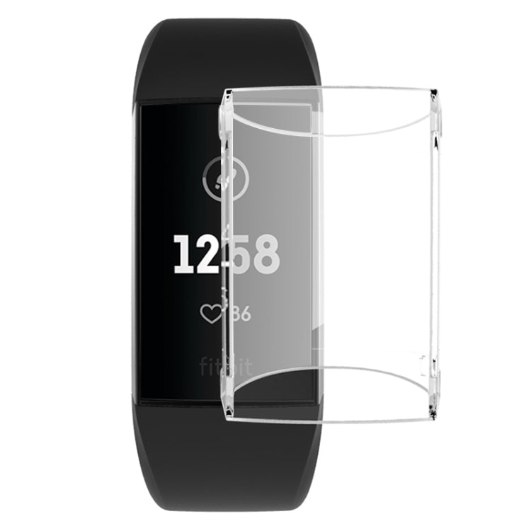 For Fitbit Charge 3 / 4 Full Coverage Plating TPU Watch Case