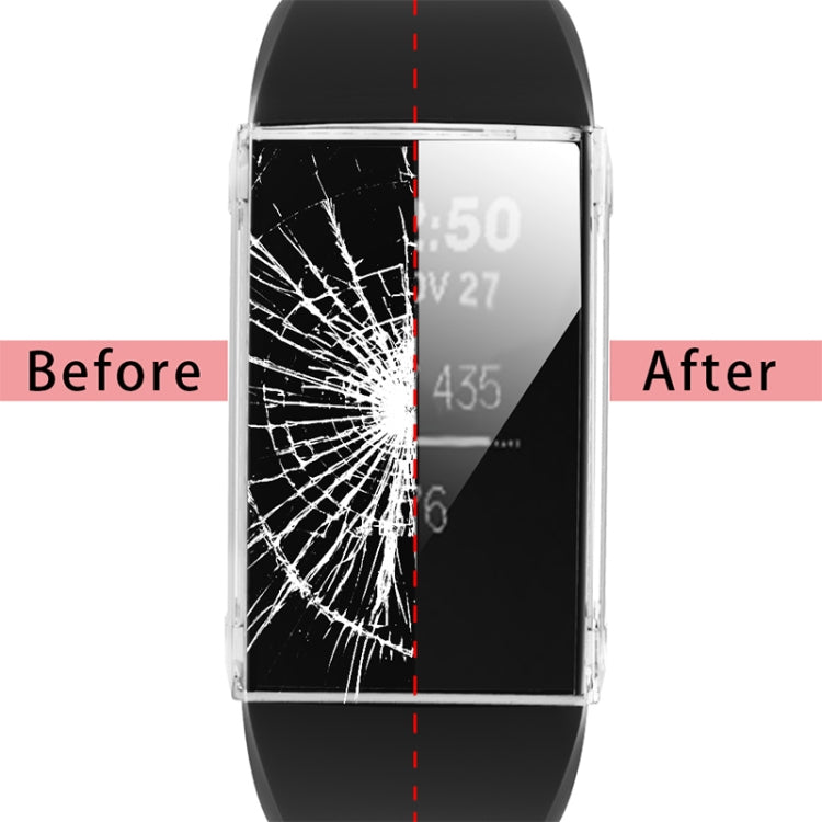 For Fitbit Charge 3 / 4 Full Coverage Plating TPU Watch Case