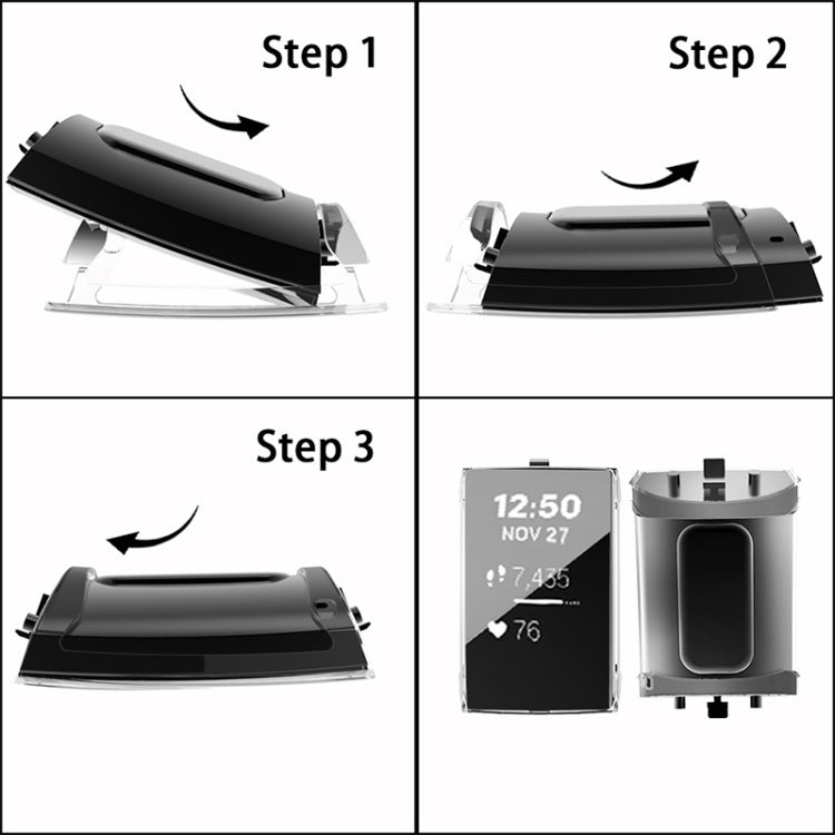 For Fitbit Charge 3 / 4 Full Coverage Plating TPU Watch Case