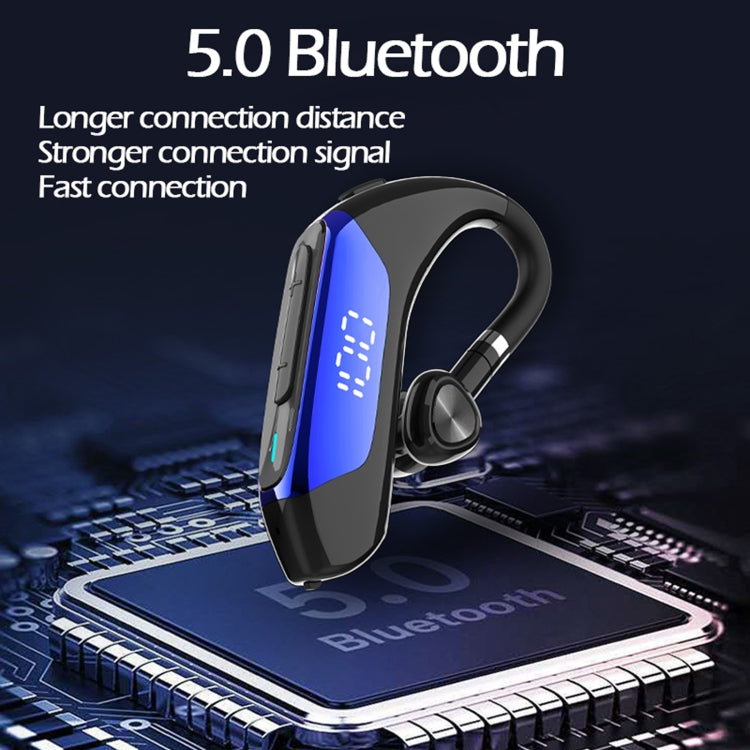 S08 Bluetooth 5.0 LED Display Wireless Bluetooth Earphone, Standard Version