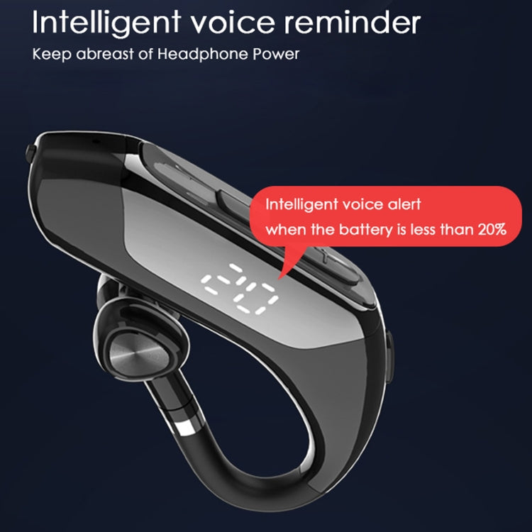 S08 Bluetooth 5.0 LED Display Wireless Bluetooth Earphone, Standard Version