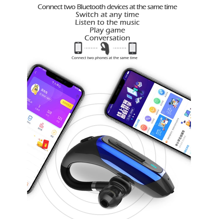 S08 Bluetooth 5.0 LED Display Wireless Bluetooth Earphone, Fast Charging Version