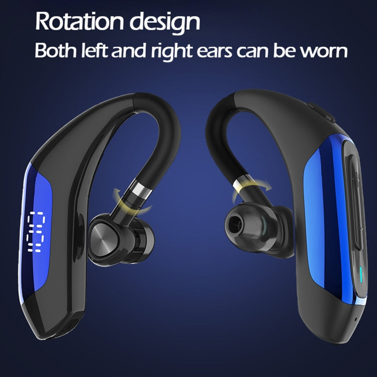 S08 Bluetooth 5.0 LED Display Wireless Bluetooth Earphone, Waterproof Fast Charging Version