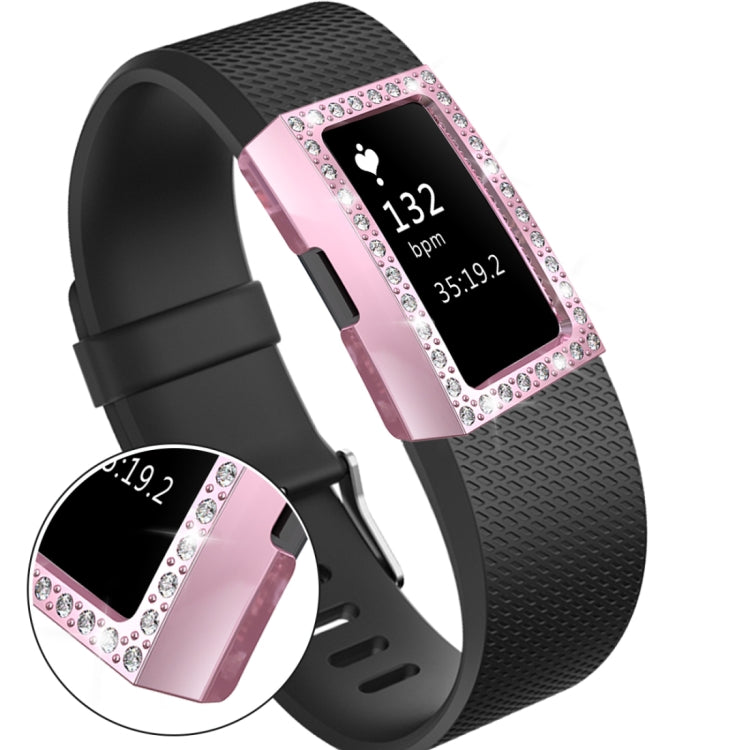 For Fitbit Charge 2 PC Diamond Watch Case