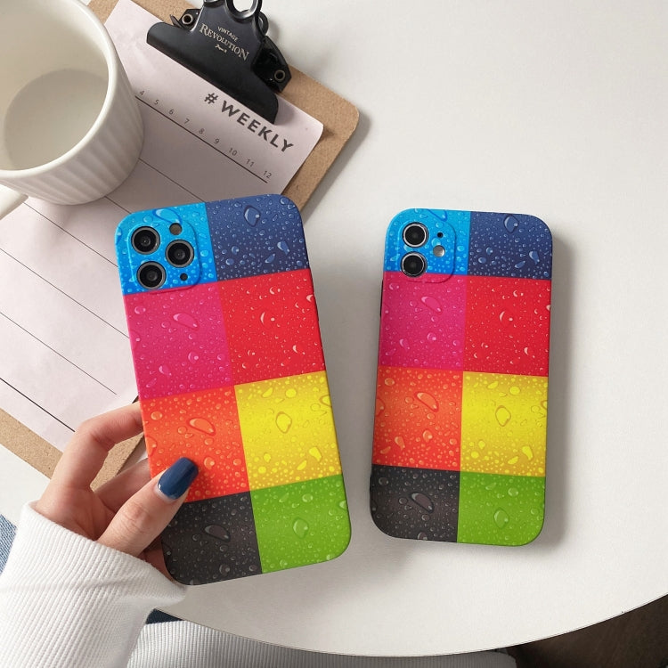 For iPhone 11 Pro Max Color Water-drop Pattern Protective Case