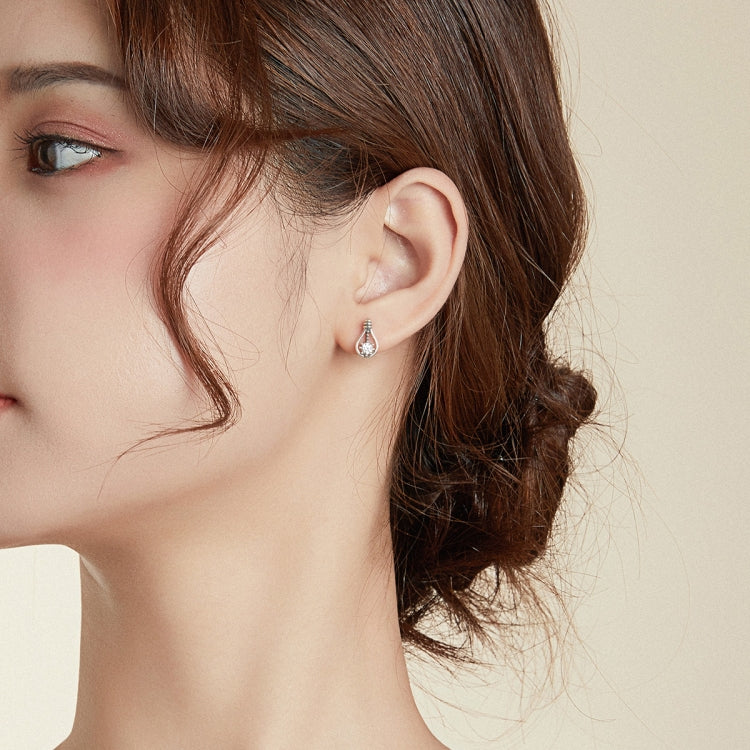 S925 Sterling Silver Small Bulb Women Earrings