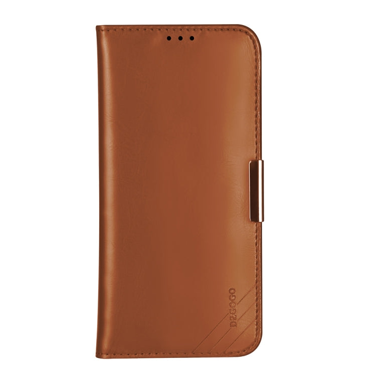 For Galaxy Note 10 DZGOGO ROYALE II Series Magnetic Horizontal Flip Genuine Leather Case with Card Slots & Holder
