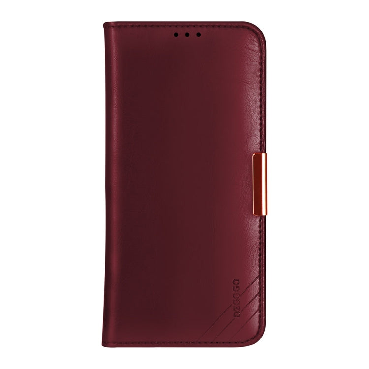For Galaxy Note 10+ DZGOGO ROYALE II Series Magnetic Horizontal Flip Genuine Leather Case with Card Slots & Holder