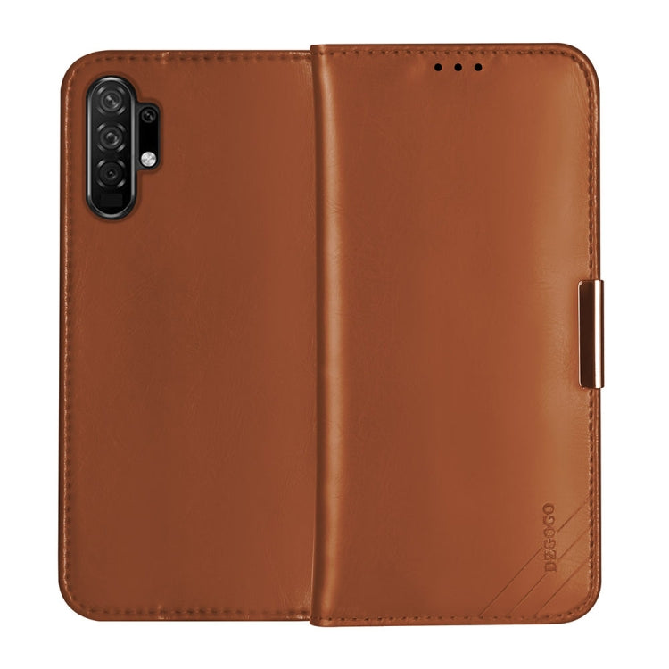 For Galaxy Note 10+ DZGOGO ROYALE II Series Magnetic Horizontal Flip Genuine Leather Case with Card Slots & Holder