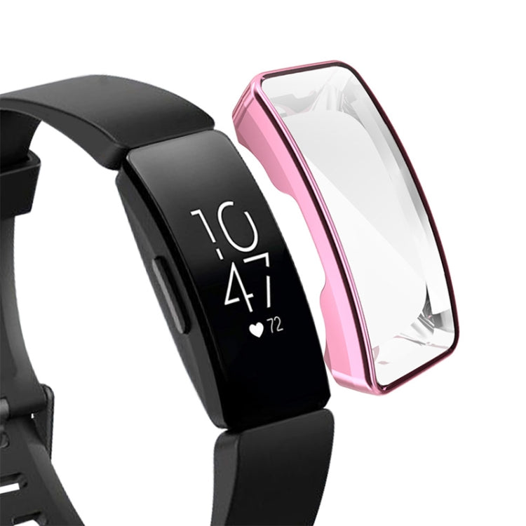 For Fitbit Inspire/ Inspire HR Full Coverage Plating TPU Watch Case