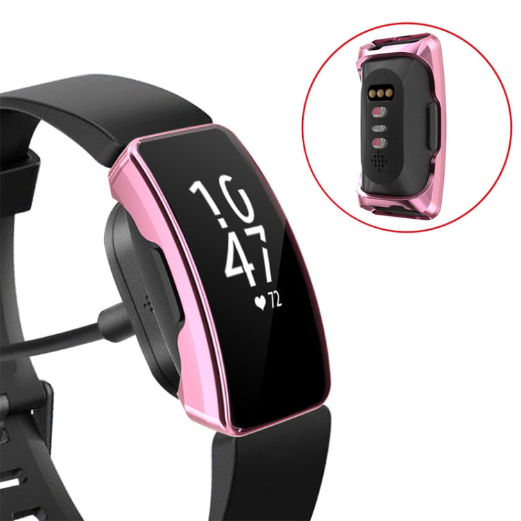 For Fitbit Inspire/ Inspire HR Full Coverage Plating TPU Watch Case