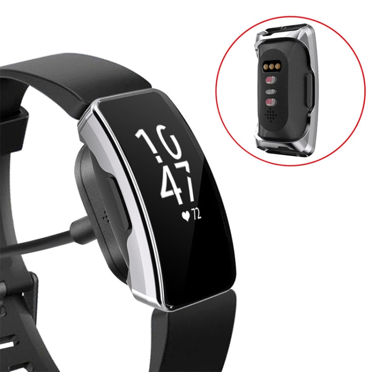 For Fitbit Inspire/ Inspire HR Full Coverage Plating TPU Watch Case