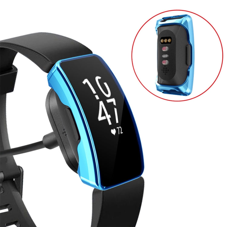 For Fitbit Inspire/ Inspire HR Full Coverage Plating TPU Watch Case