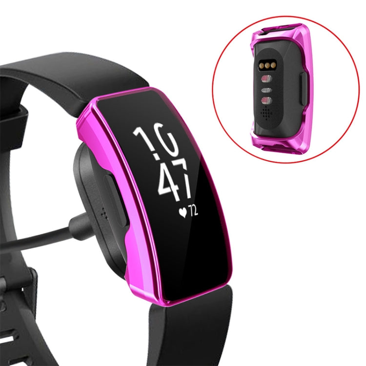 For Fitbit Inspire/ Inspire HR Full Coverage Plating TPU Watch Case