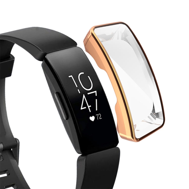 For Fitbit Inspire/ Inspire HR Full Coverage Plating TPU Watch Case